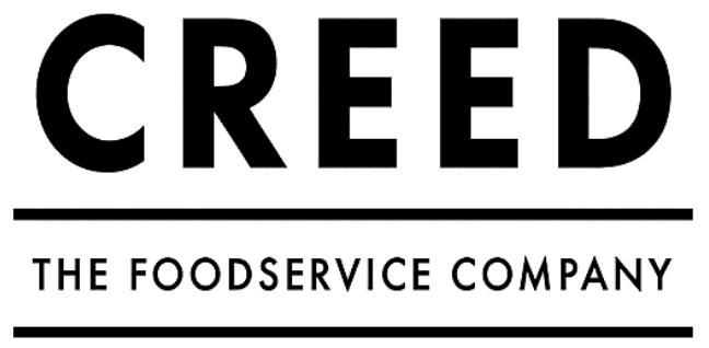 Black text logo on a white background reads 